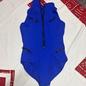 Magic Blue Racerback One Piece Swimsuit